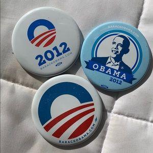 Obama 2012 campaign pins